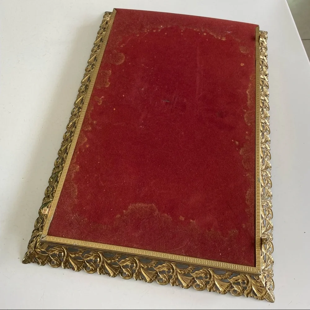 Vintage Vanity Mirror Tray